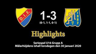 20200130 DIF-Södertälje 1-3. Highlights