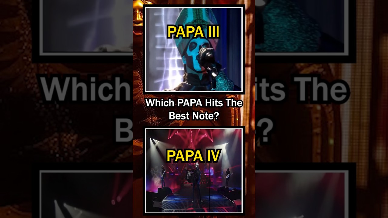 GHOST - Cirice Vocal Comparison - Which Papa Is Best? 