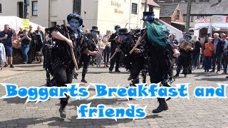 Boggarts Breakfast dance the 'Impossible Dance' at Upton upon Severn Folk Festival 2024