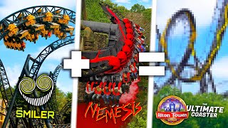 COMBINING EVERY Alton Towers Rollercoaster!!
