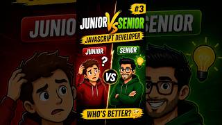 Junior vs Senior JavaScript Developer | Beginner vs Pro | E02 #coding #interview #programming