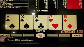 $100 free play on video poker double double bonus $1 denom screenshot 5