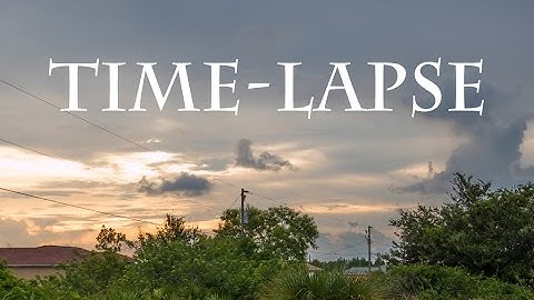 Florida Sunset Time-Lapse in 4K  |  GH4