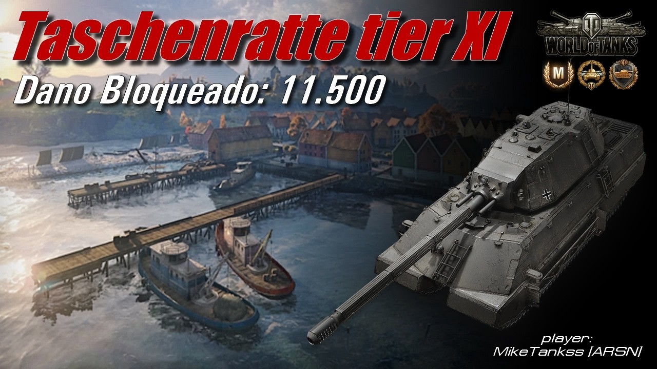 Taschenratte - 11.500 de Dano Bloqueado 🔥 World of Tanks