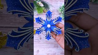 How to Make Christmas Tree Using Glitter Foam🎄Ideas DIY Christmas Crafts🎁Holiday Dacor #christmas