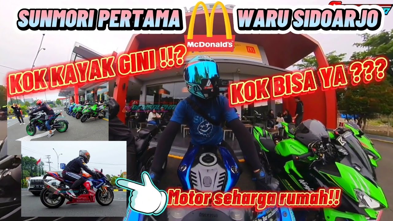 SUNMORI KOK BISA GINI ⁉️ PERTAMA DI MCD WARU SIDOARJO #trending #r15v3 #insta360