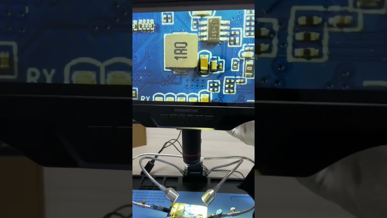 Andonstar | 2024 New WIFI AD409Max 10.1' with Endoscope  HDMI Digital Microscope for Soldering 