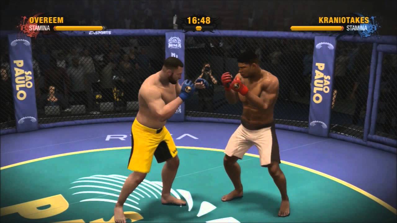EA MMA ALISTAIR OVEREEM VS ANDREAS KRANIOTAKES COMBATE