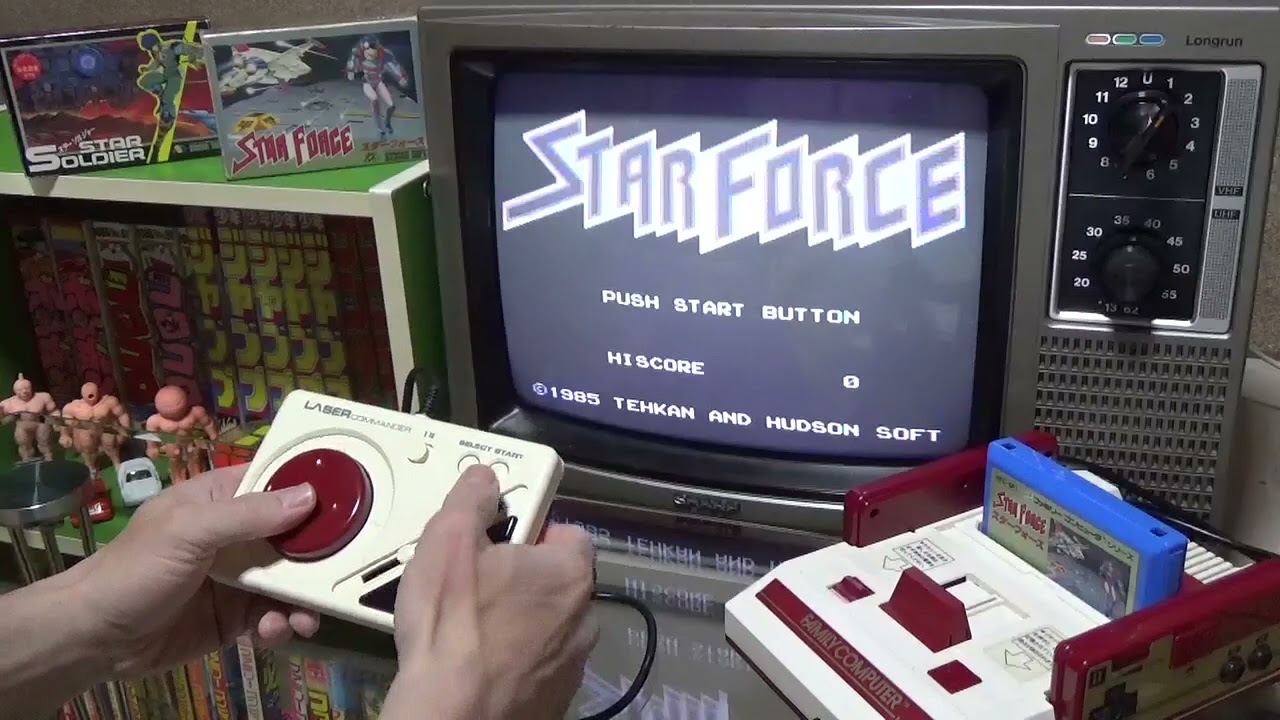 レーザーコマンダー HORI』FC版 スターフォース。M.Y - YouTube