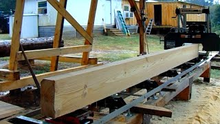 Sawing 6'x12'x16' Southern Yellow Pine Beams by Country Homestead 2,449 views 1 year ago 12 minutes, 5 seconds