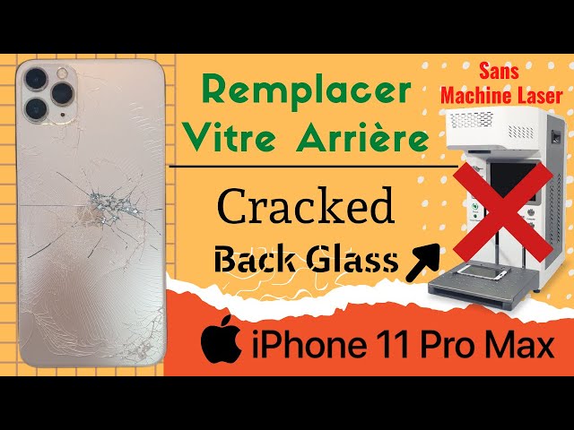 Vitre Arrière Apple iPhone 11 Pro Max (Laser LH) Or