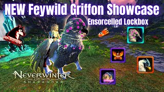 🍀NEW Feywild Griffon Mythic Mount & Butterfly Companion Ensorcelled Lockbox Neverwinter Sharandar