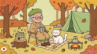 Cozy Autumn Camping 🍂 Lofi Beats for Study, Relax & Sleep screenshot 2