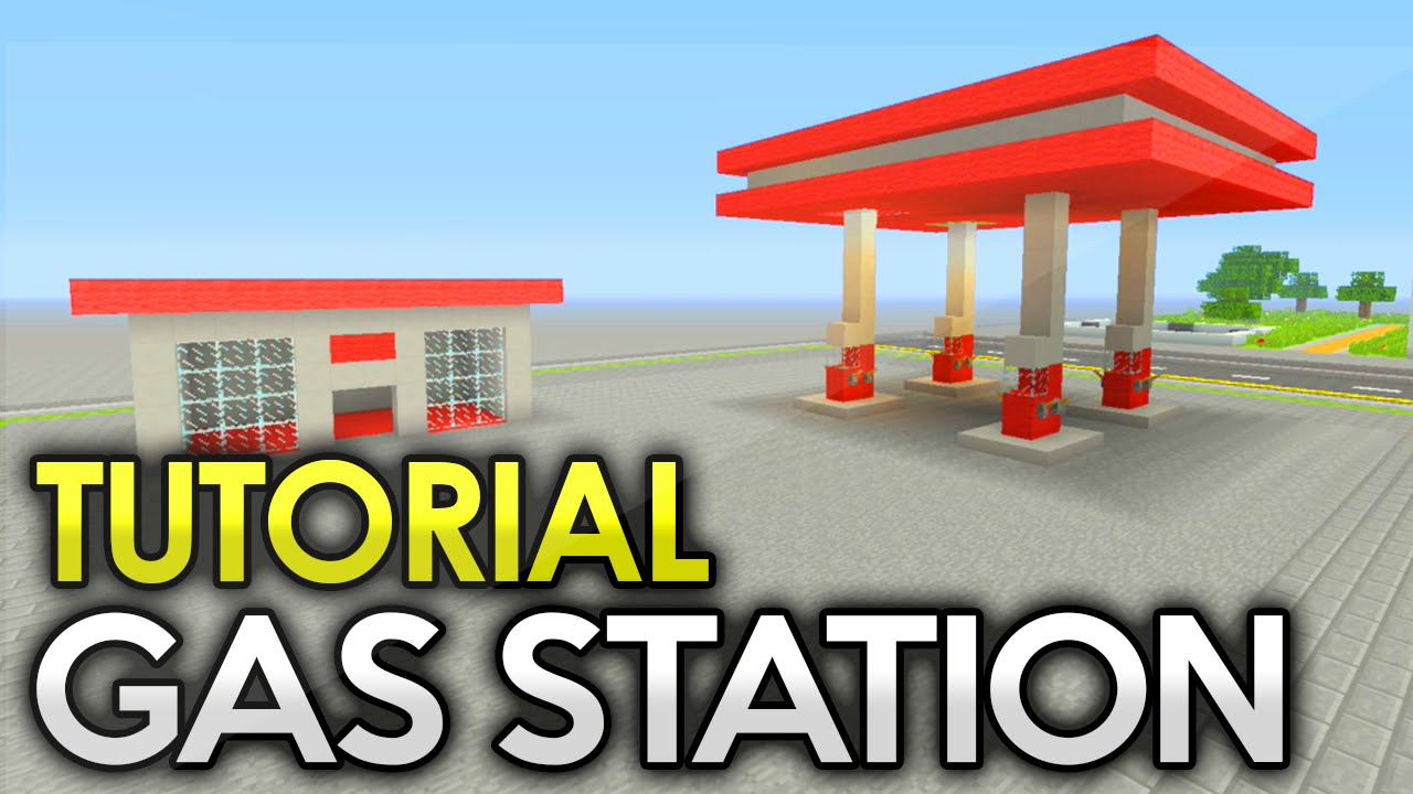 Gas Station Tutorial Minecraft Xbox/Playstation/PE/PC/Wii 