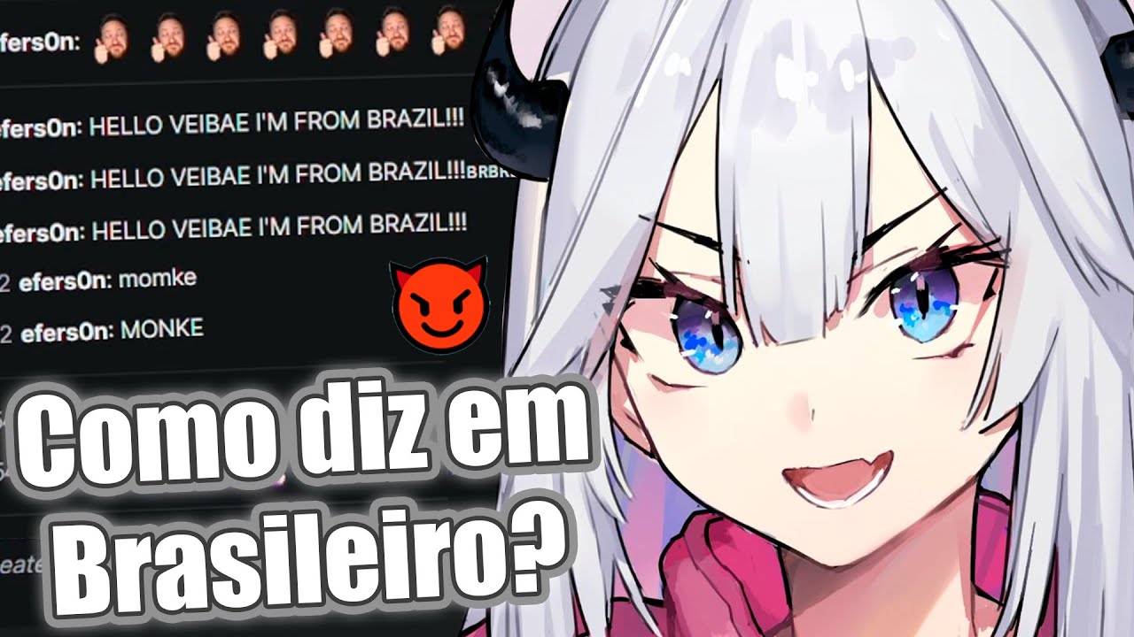 Veibae relembra nosso 7-1 ao ler a mensagem de um Brasileiro zoando ela...