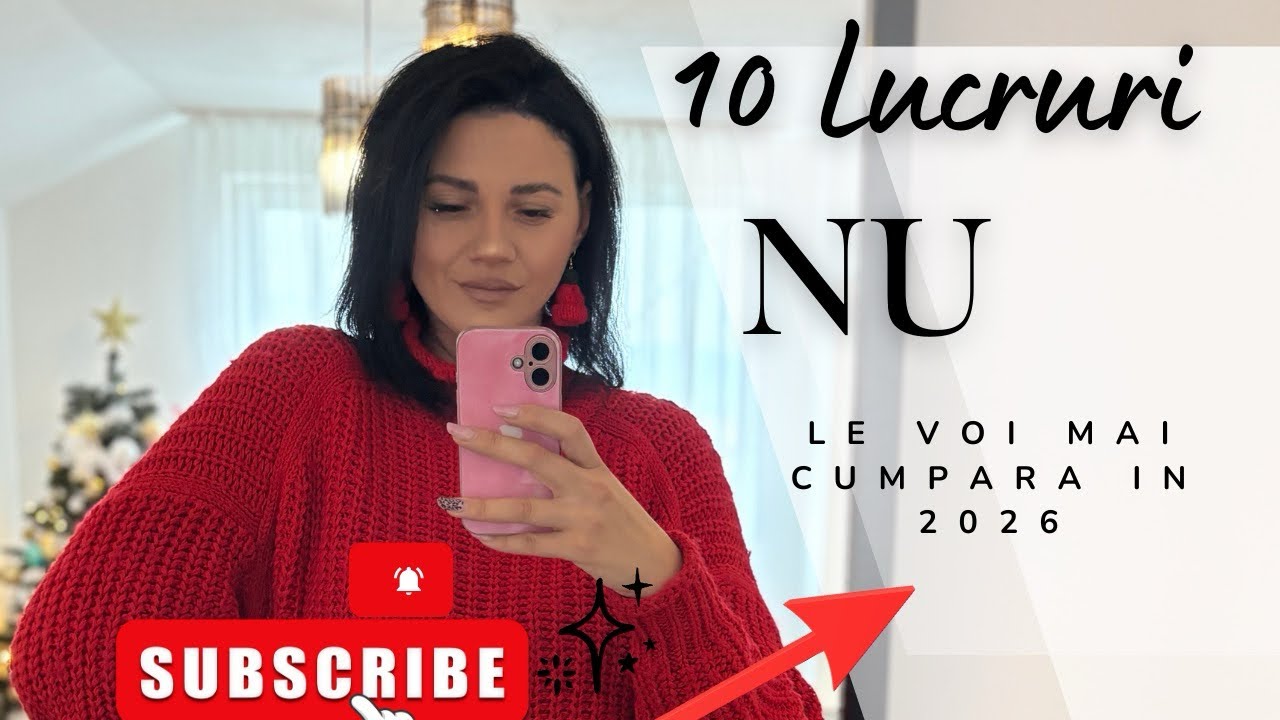 10 Lucruri pe care NU 👎 le voi mai cumpăra în anul 2026 🎇/Economisim Bani 💰 /Timp ⏰și Spațiu 🏠