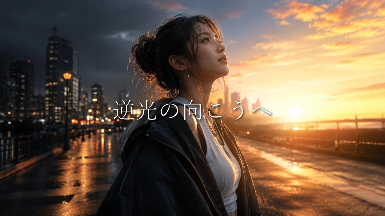🎧️【女性ラップ】逆光の向こうへ｜悩みを越えて立ち上がる希望の