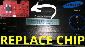Samsung M2876ND Replace new imaging unit error fix SAMSUNG 2876ND PRINTER  REPLACE NEW IMAGING UNIT