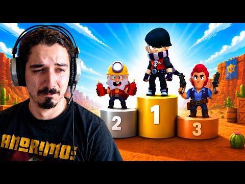 Παίζω με τους ΧΕΙΡΟΤΕΡΟΥΣ μου brawlers από κάθε rarity!