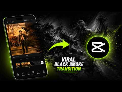 Viral Black Smoke Cloud Transition | Mobile CapCut Tutorial