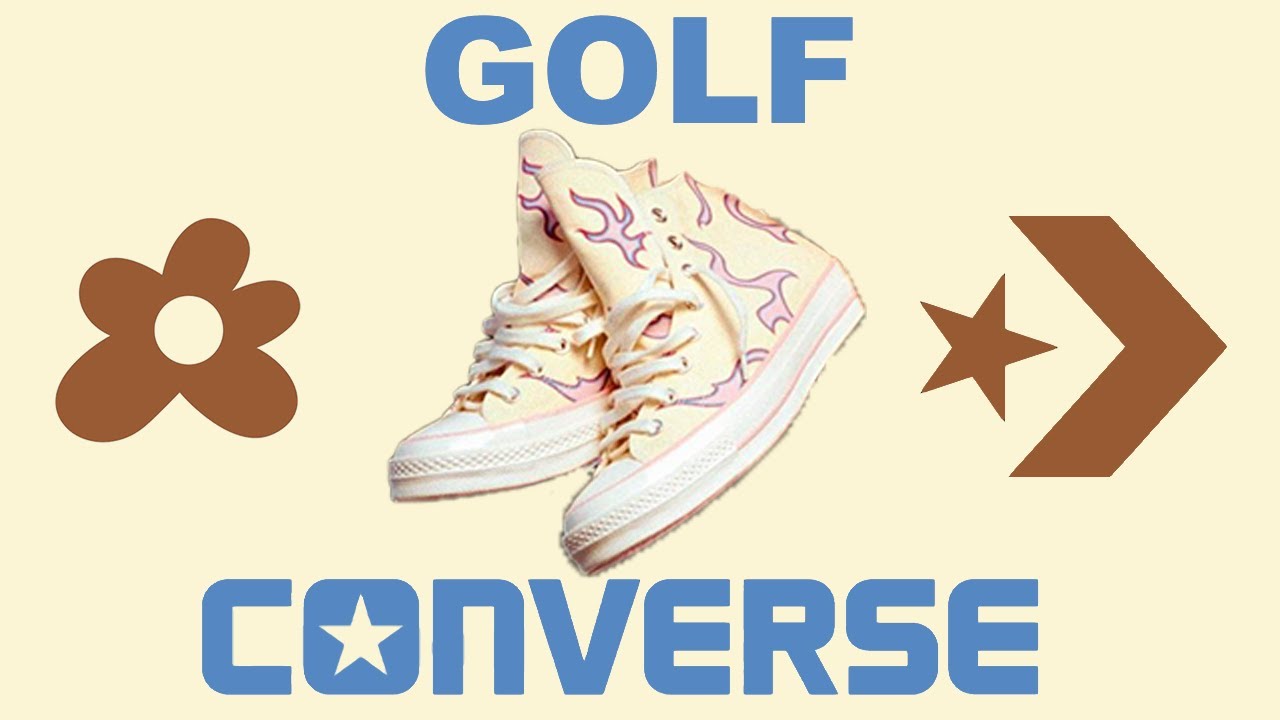 golf wang converse flame