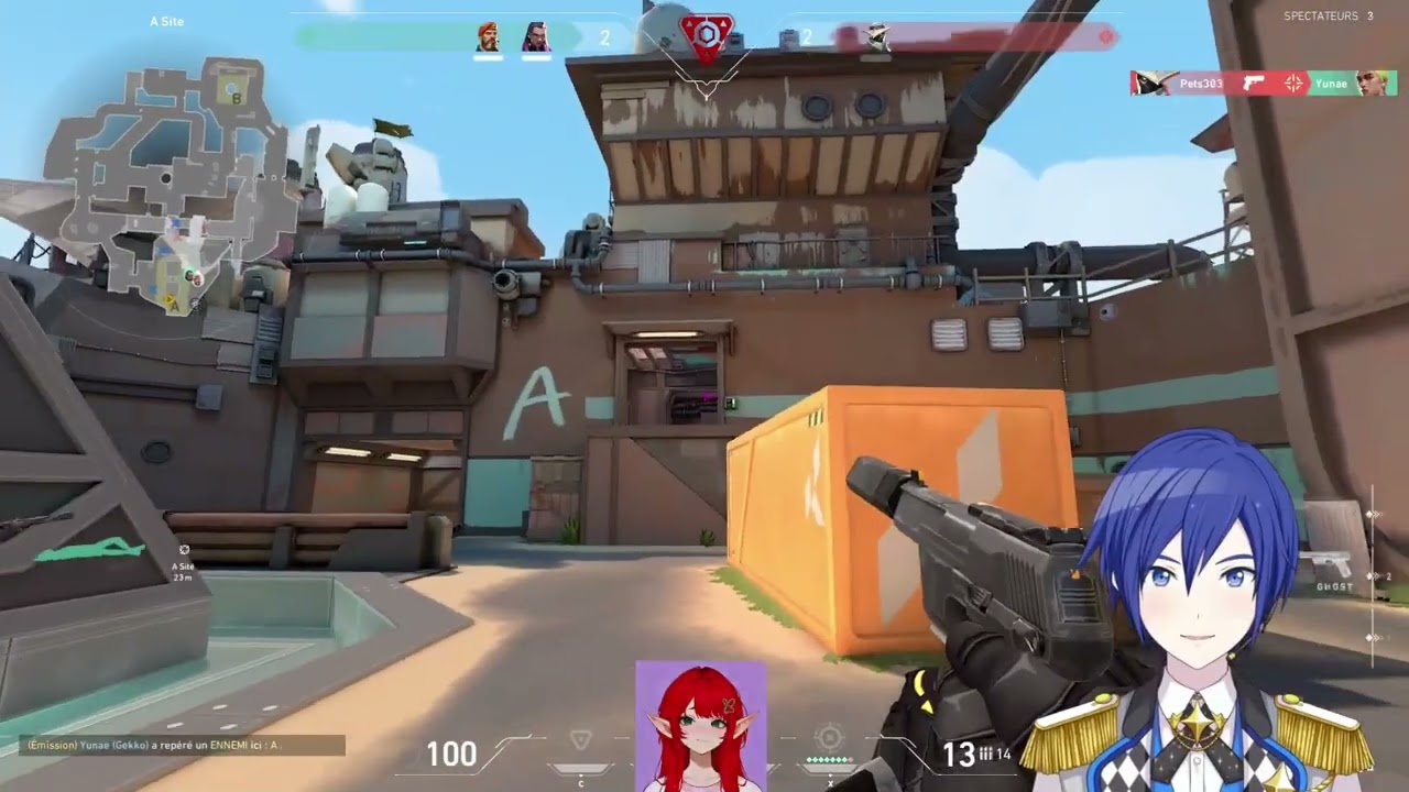 Session valorant chaotique avec Ping - Rediffusion