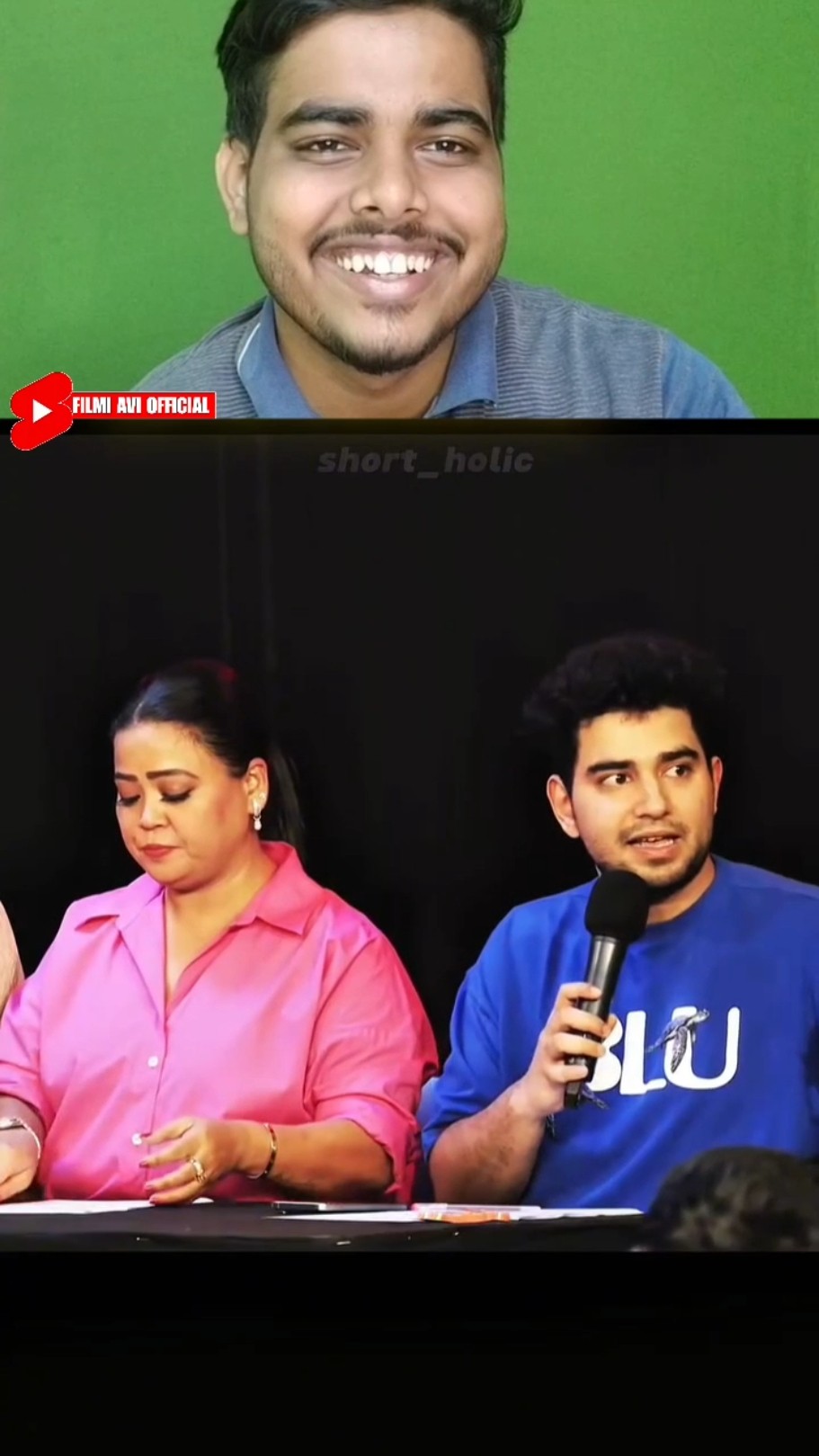 Samay Raina and Bharti Singh Comedy Video | India got latent Reaction Video | #shorts #remix