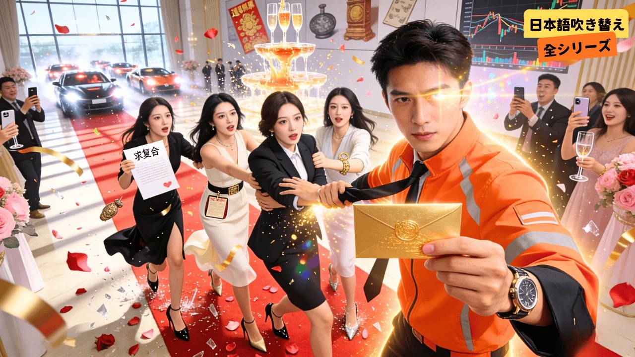 食品配達ドライバーが突然億万長者になり、3人の女性が全員彼と結婚したがっている!