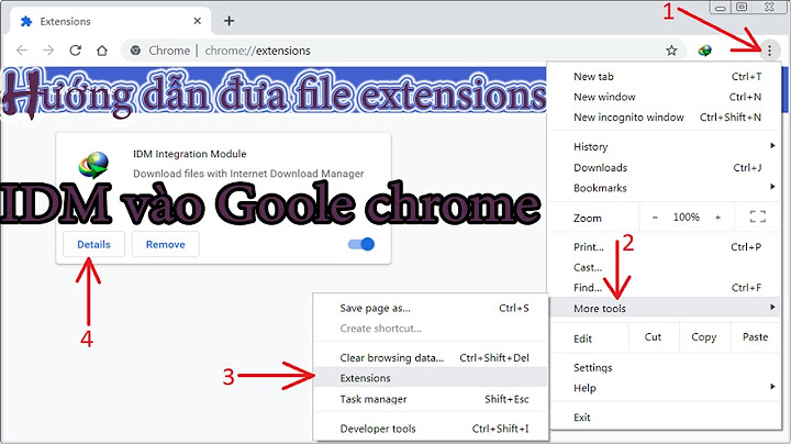 Hướng dẫn cài idm trên google chrome