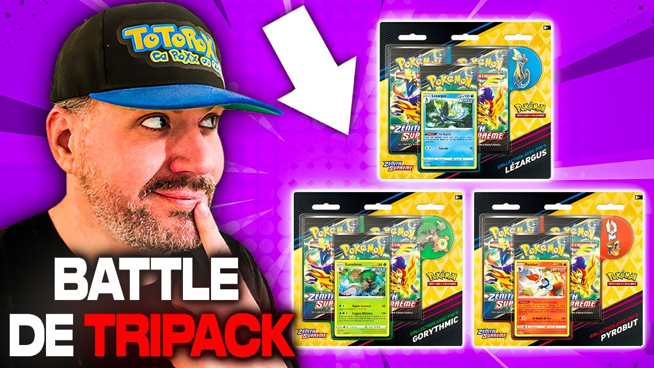 BATTLE OF TRIPACK POKEMON ZENITH SUPREME ! 