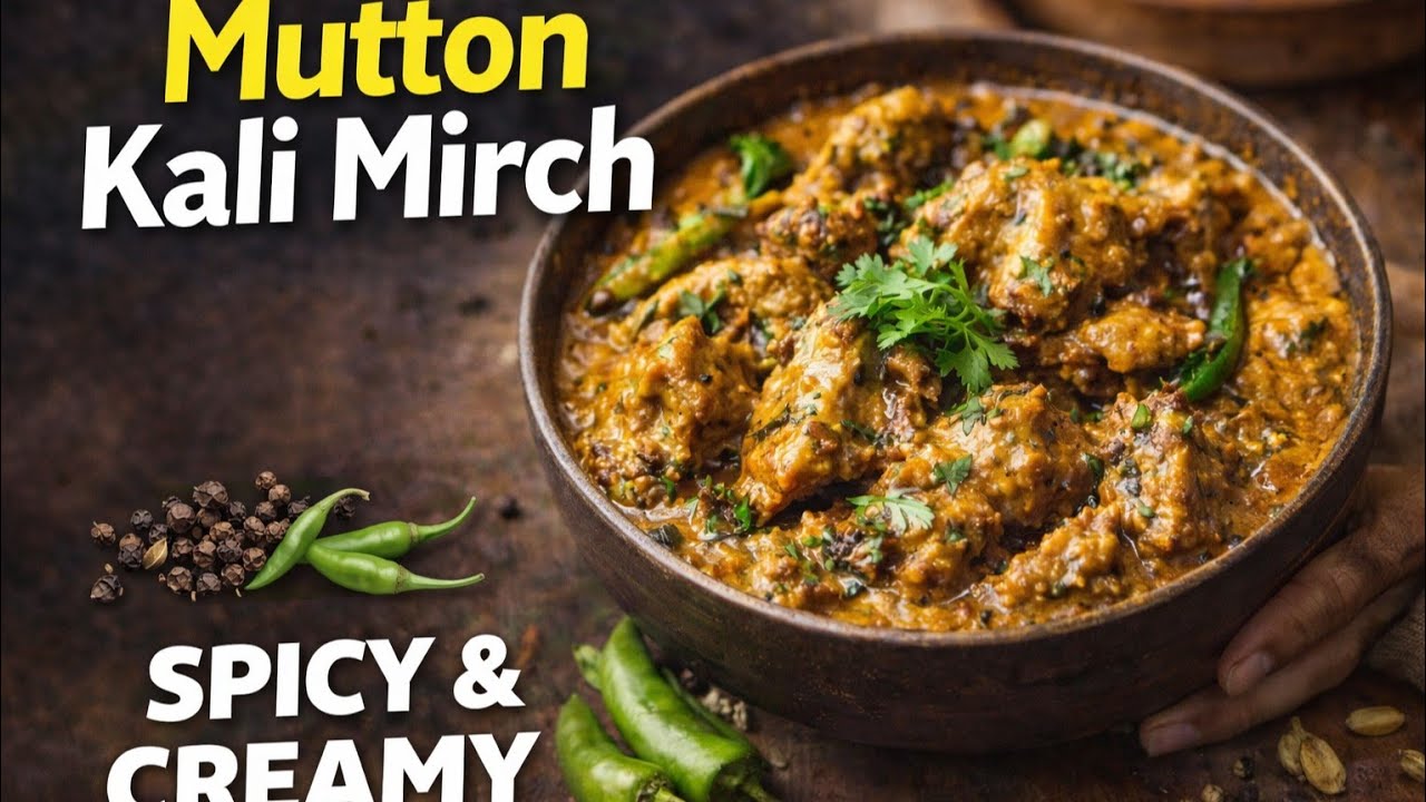 Mutton Kali Mirch Banane Ka Asaan Tarika | Spicy & Creamy Black Pepper ll  #justaarzoo 