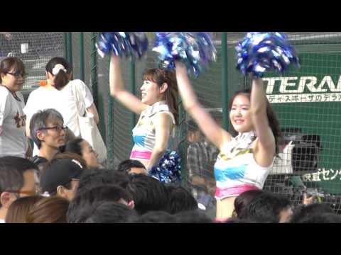 2017.7.4 ファイターズガール スタメン紹介 1-9応援歌～ファイターズ讃歌 @東京ドーム