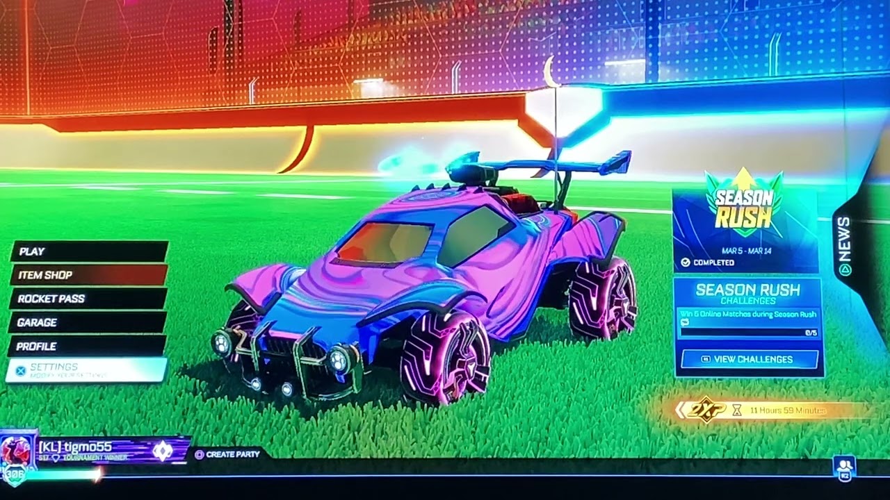 Tigmo55 Opening Rocket League Tournament Cups #5 Season 17!