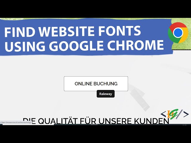 How to See What Font a Website Is Using