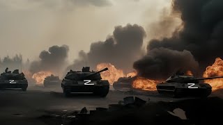 A Massacre Has Occurred! The crew of a T-90SM Tank was ambushed and exploded by a US M1A2 ABRAMS Tan