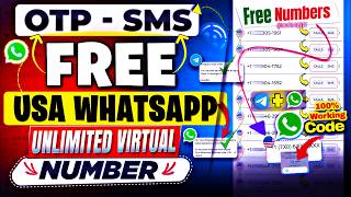 Get FREE VIRTUAL Phone NUMBER for WhatsApp, Telegram, OTP & SMS | Free Virtual WhatsApp Number