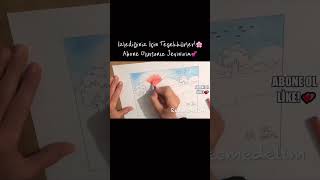 kolay #manzara çizimi, #yaz resmi çizimi, #ilkbahar resmi çizimi,easy #landscape drawing, #summer