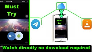 How to watch Telegram videos online without download| How To Add Telegram Files To Google Drive