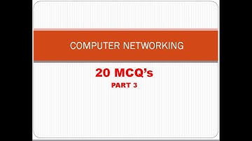 part-3 | computer networking mcqs | networking mcq question and answer