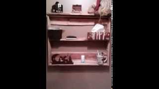 Man Bathroom Pallet Shelf