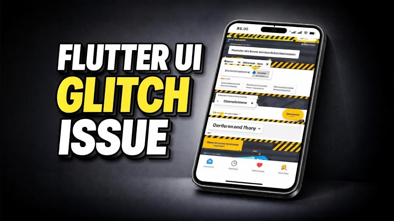 Flutter UI Glitch Issue Reloved | Flutter App Bugs & Crahses - YouTube