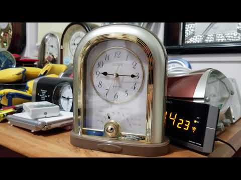 SEIKO Musica QM712W アーチ型クォーツ置時計 ジャンク 全曲】SEIKO Musica QM712S - YouTube