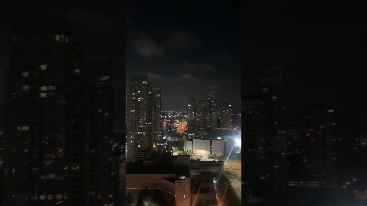 A Serene Night Scene in Scarborough 