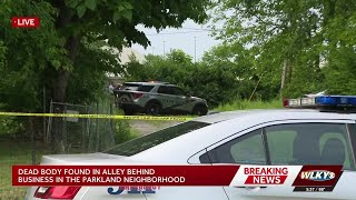 LMPD investigating after body found in Parkland neighborhood