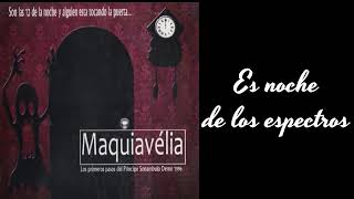Maquiavelia  El Baile De Monstruos  01 letra