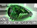 HOW TO HYDRO DIP A MOTORCYCLE GAS TANK | Liquid Concepts | Weekly Tips and Tricks