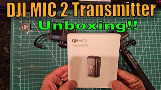 DJI Mic 2 Transmitter Unboxing and Overview!!