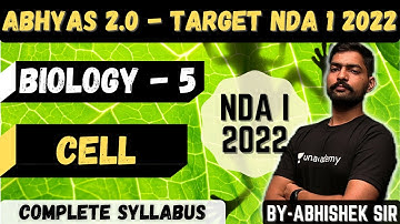 Biology For NDA - 5 | Abhyas 2.0 Complete Batch For NDA 1 2022 | Vitamins | Learn With Sumit