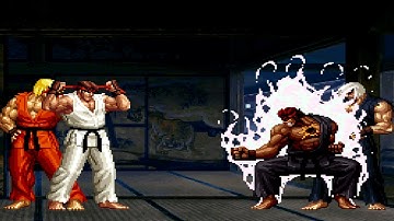 Evil Ryu & Violent Ken VS Ryu & Ken Master || Real VS Evil Self || Intense Fight | Abnormal Fighting