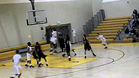 Elijah Gaines Takes It Strong To The Rack For The ...